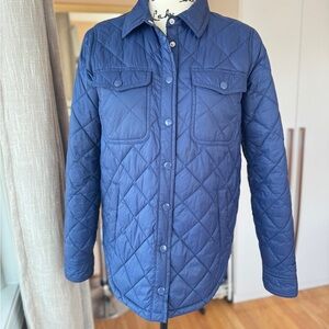 J. Crew Blue Utility Jacket Quilted Style